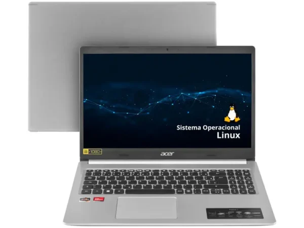 Notebook Acer Aspire 5 A515-45-R36L AMD Ryzen R7 12GB RAM SSD 512 GB 15,6" Full HD Linux NX.AYDAL.00N