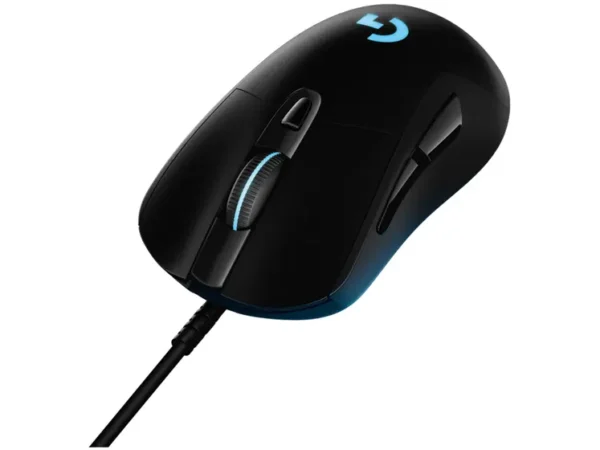 Mouse Gamer RGB Logitech Laser 16000DPI 6 Botões - G403 HERO Preto