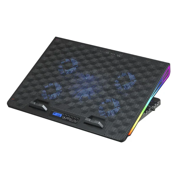 Base Para Notebook até 17,3" Gamer Ajustável Leds RGB NBC-510BK C3tech