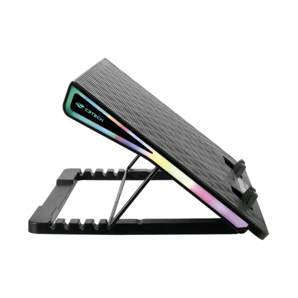 Base Para Notebook até 17,3" Gamer Ajustável Leds RGB NBC-510BK C3tech - Imagem 2