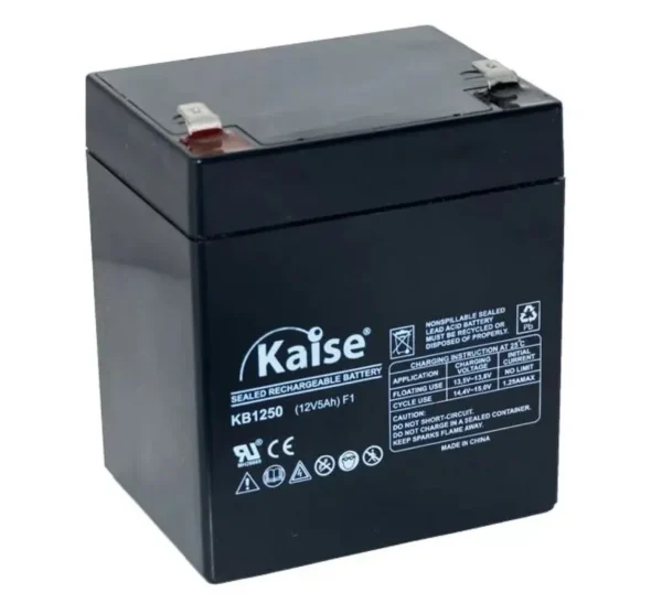 BATERIA SELADA PARA NOBREAK VRLA 12 VOLTS 5AH KB1250 KAISE