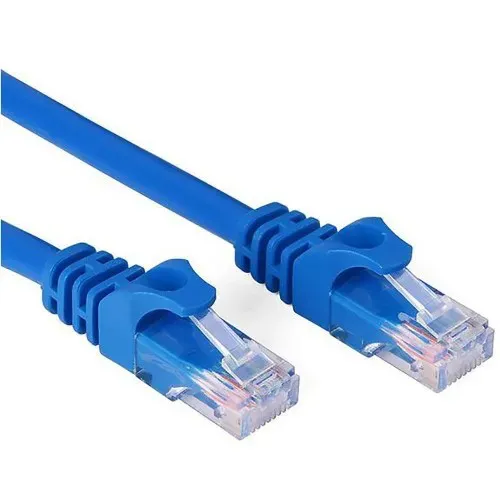 CABO DE REDE PATCH CORD CAT6 AZUL 3 METROS CRIMPADO SHINKA - Imagem 2