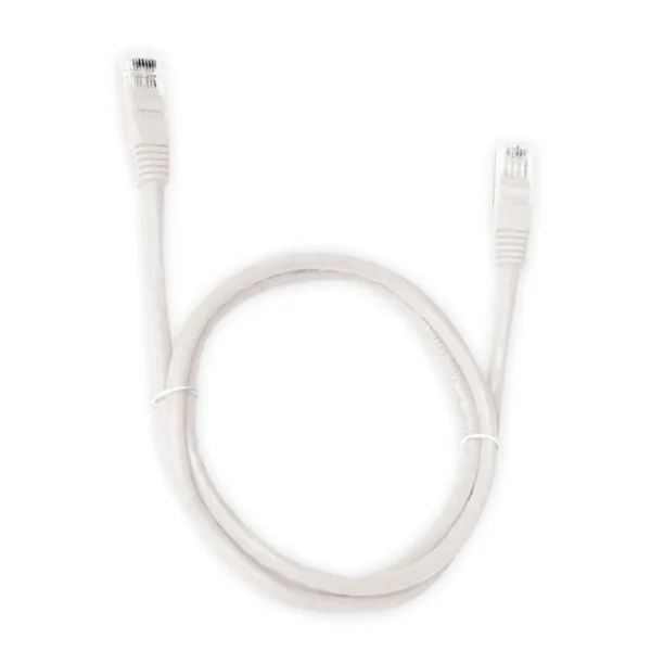 Cabo de Rede Patch Cord Cat6 com 2,5 Metros Crimpado Branco Pluscable