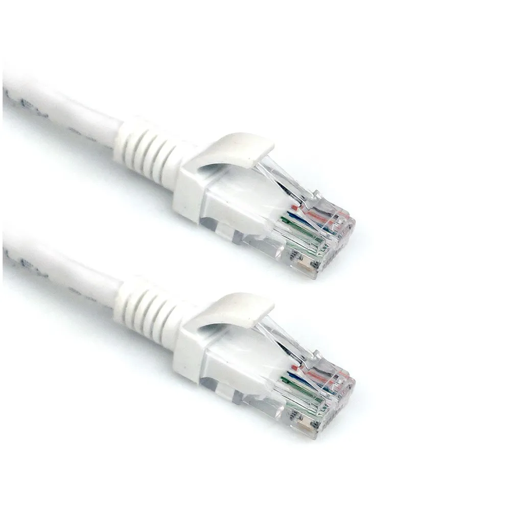 Cabo de Rede Patch Cord Cat6 com 2,5 Metros Crimpado Branco Pluscable -NAC - Imagem 2
