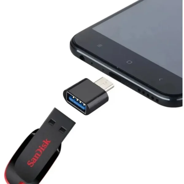 CABO OTG TIPO-C PARA USB 3.0 FEMEA P/CELULARES SHINKA - Imagem 2
