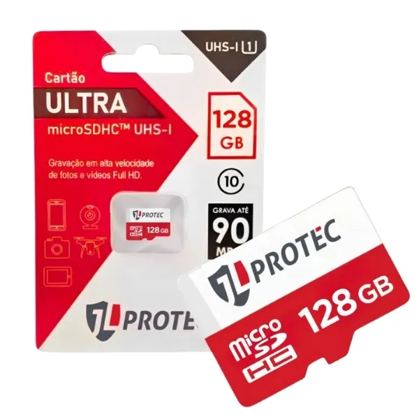 Combo Câmera Ip 2 Lentes Externa BBG Yoosee + Cartão MIcro SD 128GB JL Protec - Imagem 2