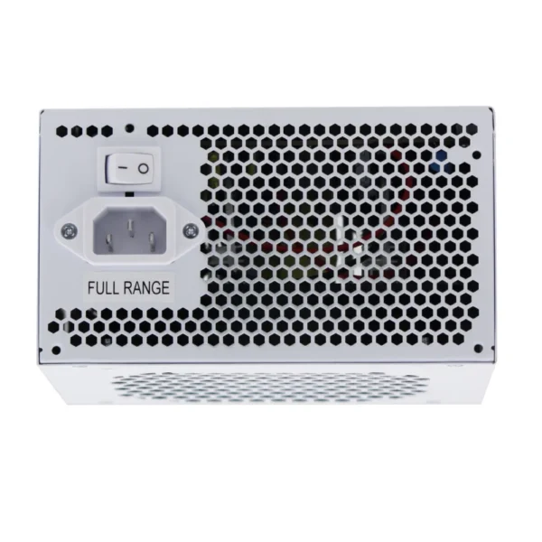 Fonte ATX 500W Real Bivolt Automática com cabo Força BLU500-ATPS2W Branca Bluecase - Imagem 4