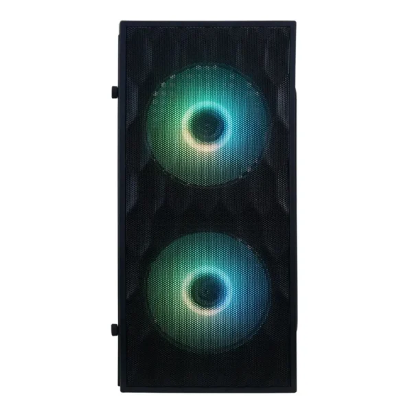 Gabinete Gamer Lateral em Acrílico com 2 Coolers Leds RGB BPC-N14B Brazil PC - Imagem 2