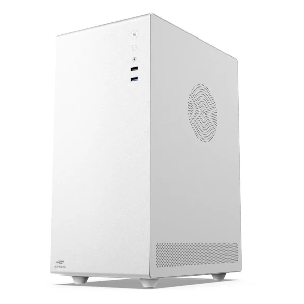 Gabinete Gamer Lateral em Vidro 3 Coolers USB 3.0 sem Fonte Branco MT-G200WH C3 Tech - Imagem 2