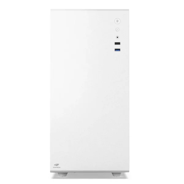 Gabinete Gamer Lateral em Vidro 3 Coolers USB 3.0 sem Fonte Branco MT-G200WH C3 Tech - Imagem 3