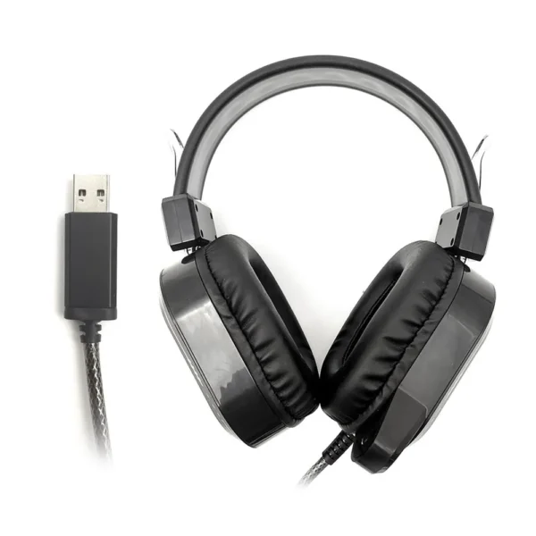 HEADSET GAMER CRANE II USB LED RGB PH-G320BKV2 C3 TECH - Imagem 2