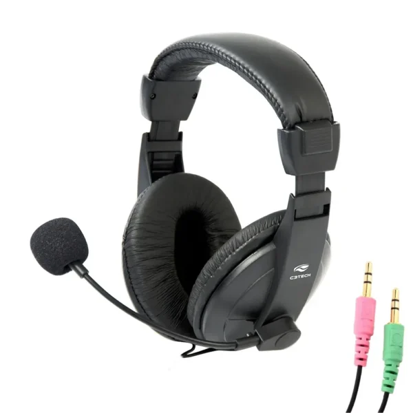 Headset Stereo C/Microfone Voicer Comfort PH-60 C3 Tech - Imagem 2