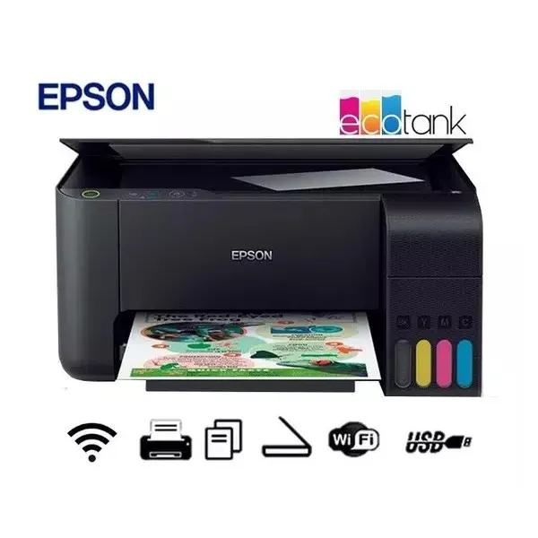 IMPRESSORA ECOTANK MULTFUNCIONAL COLORIDA JATO DE TINTA USB/WI-FI L3250 EPSON - Imagem 2