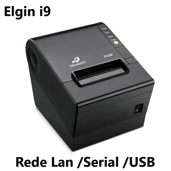 IMPRESSORA TÉRMICA CUPOM FISCAL i9 FULL USB /SERIAL /REDE LAN CORTE AUTOMÁTICO ELGIN