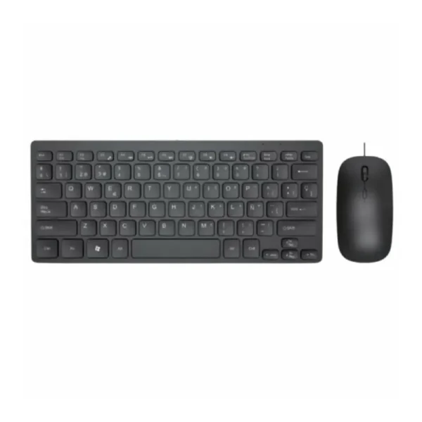 Kit- Mini Teclado e Mouse com Fio USB Multimídia KP-TE122 Knup - Imagem 2