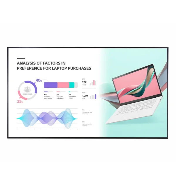 Monitor Profissional LG 86" 4K Stand Alone 86UH5J-H.AWZM