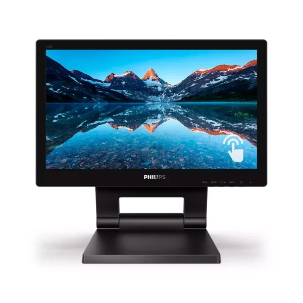 Monitor Touch Screen 15,6 pol. Philips 162B9T 75Hz VGA/DVI/HDMI/USB