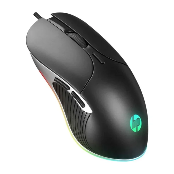 Mouse Gamer Óptico USB 2400Dpi Leds RGB 6 Botões M280 Preto Hp
