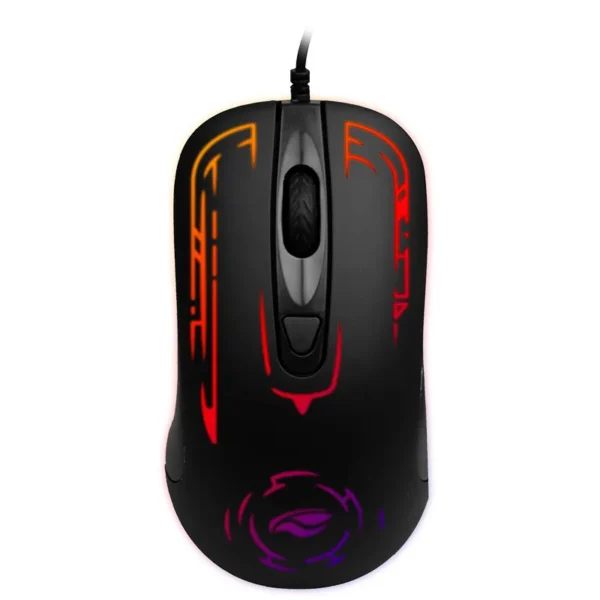 Mouse Gamer USB 2400DPI Leds MG-12BK Preto C3Tech - Imagem 2