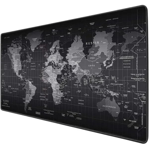 MOUSE PAD GAMER MAPA MUNDI 70X35CM BORDA COSTURADA MP-7035C EXBOM