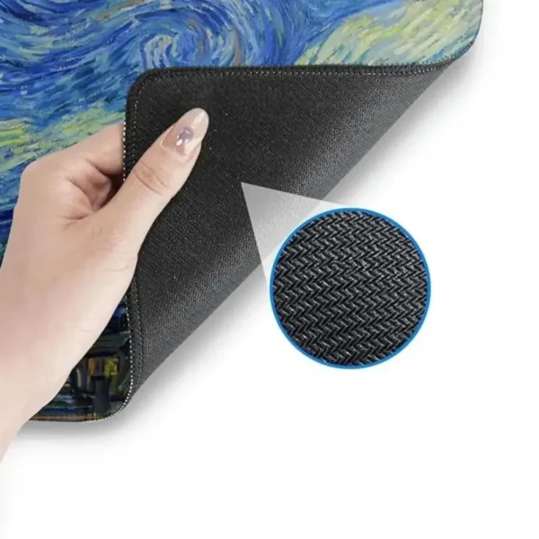 MOUSE PAD GAMER VAN GOGH 70X35CM BORDA COSTURADA MP-7035C43 EXBOM - Imagem 3