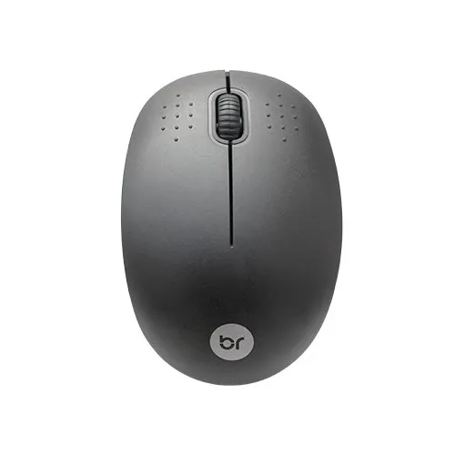 MOUSE SEM FIO 2.4GHZ WI-FI 1000DPI 0404 PRETO BRIGHT - Imagem 2