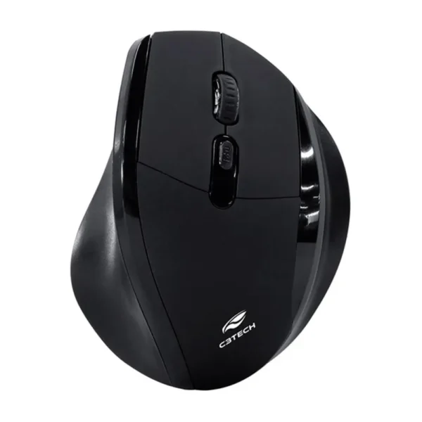 MOUSE SEM FIO WI-FI ERGONÔMICO 1600DPI M-W120BK C3 TECH - Imagem 2