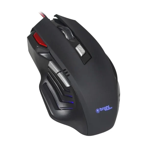 Mouse USB Gamer Pro 2400Dpi 0465 Preto Bright