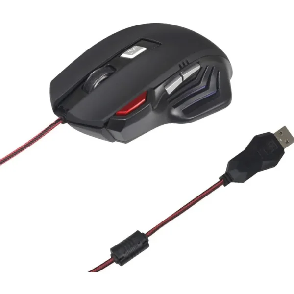 Mouse USB Gamer Pro 2400Dpi 0465 Preto Bright - Imagem 2