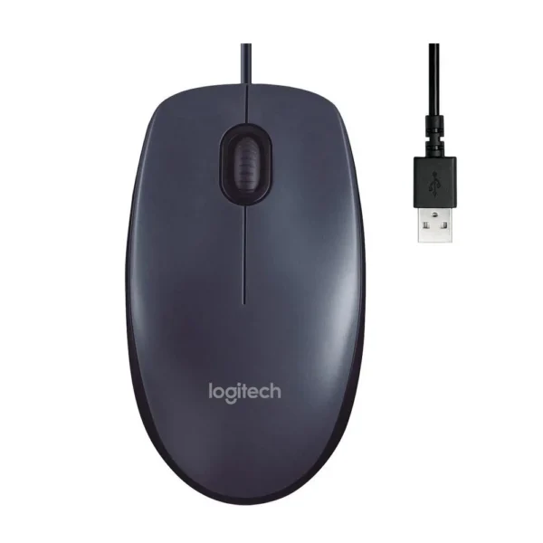 MOUSE USB OPTICO 1000DPI M90 PRETO LOGITECH - Imagem 2
