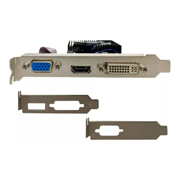 Placa de Vídeo 1GB DDR3 64Bit GeForce G210 VGA-DVI-HDMI Low Profile VXPro - Imagem 4