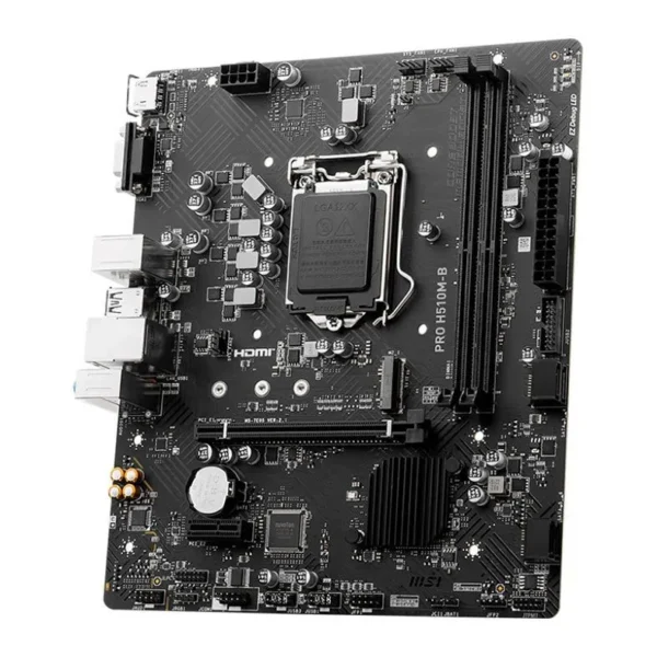 Placa Mãe 1200 DDR4 M.2 Nvme VGA/HDMI Rede Gigabit 10ª Ger Pro H510M-B II MSI - Imagem 2