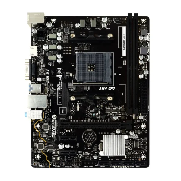 Placa Mãe AM4 DDR4 VGA/HDMI Rede Gigabit B450MHP Biostar - Imagem 2