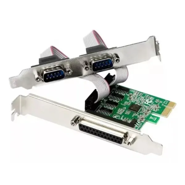 Placa Pci-Express com 2X Serial DB9 E 1X Paralela KP-T105 KNUP -NAC - Imagem 2