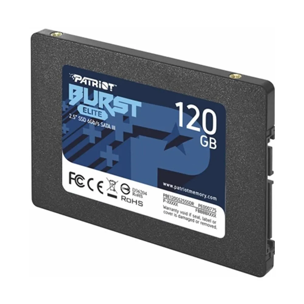 SSD 120Gb SATA 3 450Mbps 6.0GB/s 2,5" 7mm PBE120GS25SSSDR Patriot -NAC - Imagem 2