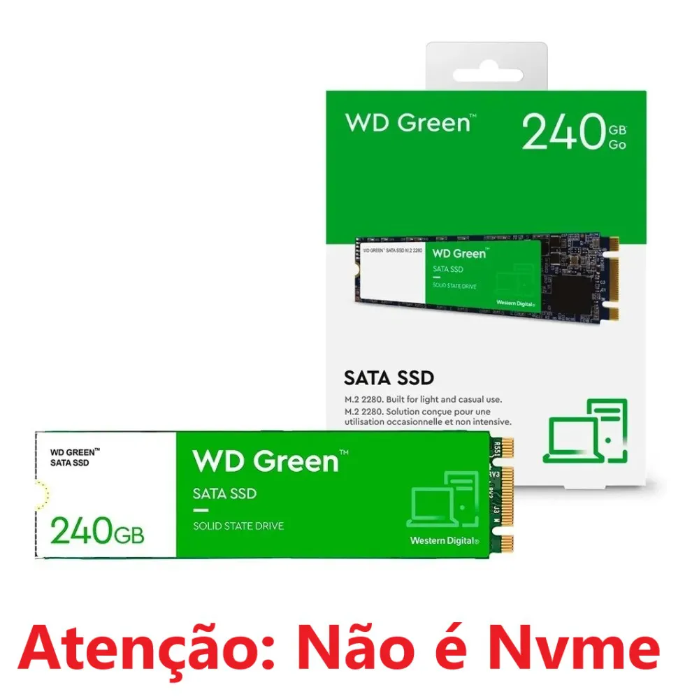 SSD 240Gb M.2 SATA 545Mbps WDS240G3G0B Western Digital -NAC