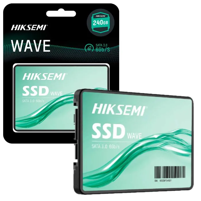 SSD 240Gb SATA 3 530Mbps 6Gbps 2.5" 7mm HD-SSD-WAVE Hiksemi -NAC