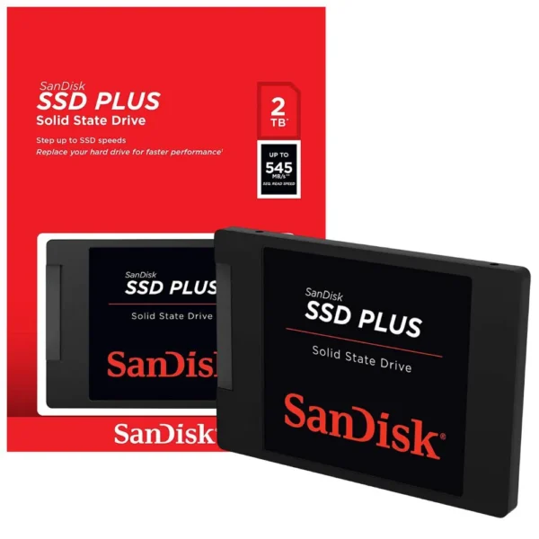 SSD 2Tb SATA 3 545Mbps 6Gb/s 2.5" 7mm SDSSDA-2T00-G26 Sandisk