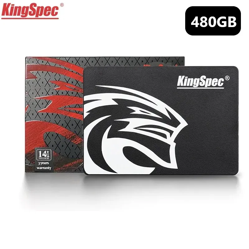 SSD 480Gb SATA 3 500Mbps 6Gbps 2.5" 7mm P4-480 KingSpec -NAC