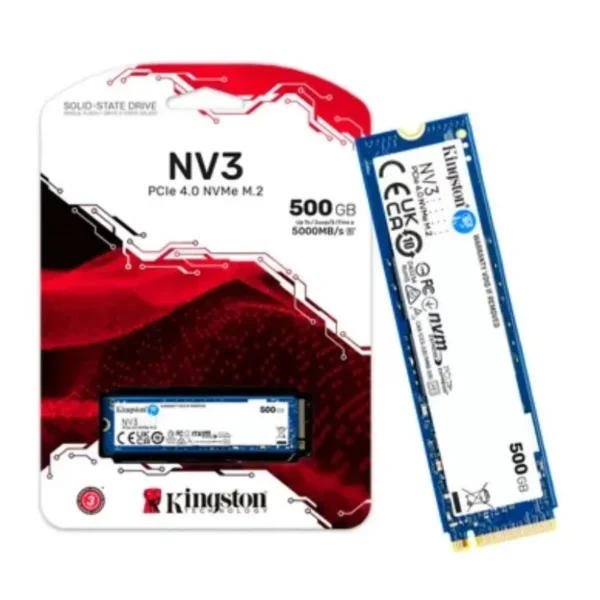 SSD 500Gb M.2 NVMe PCIe 4.0 2280 5000Mbps NV3 SNV3S/500G Kingston