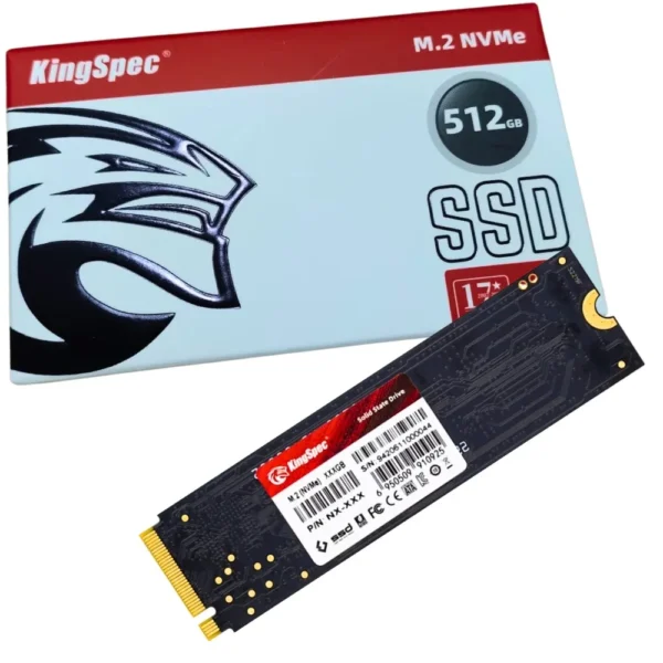 SSD 512Gb M.2 Nvme 3600Mbps Pcie NX-512 2280 Kingspec