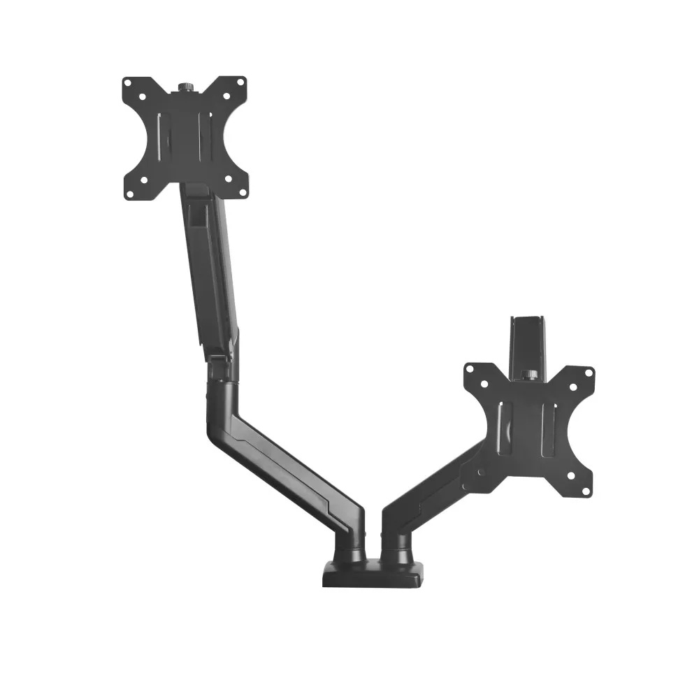 Suporte Para 2 Monitores Articulado de Mesa Pistão a Gás Vesa Até 32" Preto Bluecase -NAC - Imagem 2