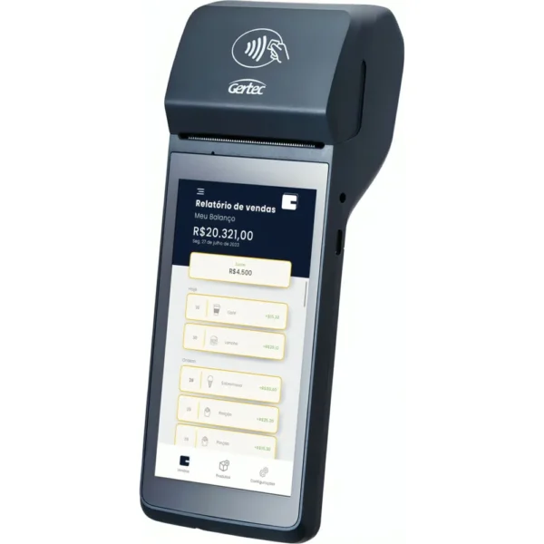Terminal PDV Smart Gertec TSG810 com Impressora Integrada