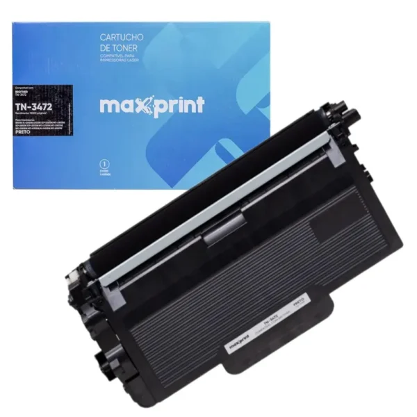 TONER COMPATIVEL BROTHER TN-3472 PRETO MAXPRINT