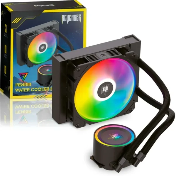 Water Cooler 120mm Intel ou AMD Led RGB TDP 200W G-VR120 Revenger - Imagem 3