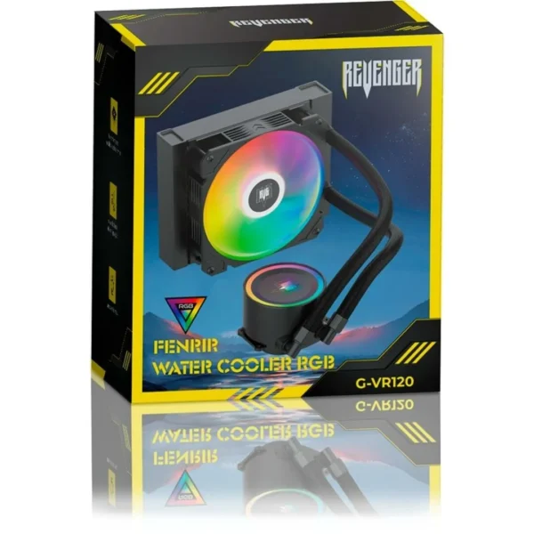 Water Cooler 120mm Intel ou AMD Led RGB TDP 200W G-VR120 Revenger