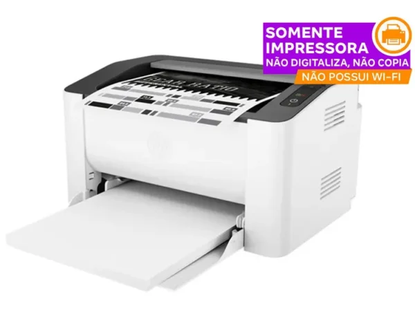 Impressora HP Laser 107A Preto e Branco - USB - Imagem 2