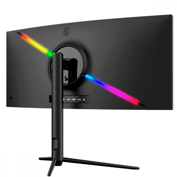 Monitor Gamer Ultrawide Curvo Safe Gamer 30 WFHD 200Hz 1MS HDMI DP VA Adaptive-sync Preto - SafeGamer - Imagem 2