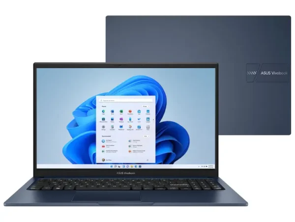 Notebook ASUS Vivobook Core i5 1334U 8GB 256GB SSD 15.6'' Windows 11 Intel Iris Xe X1504VA-NJ1737W
