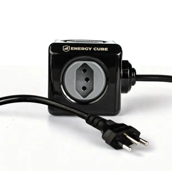 Adaptador Energy Cube Bivolt Filtro De Linha Multiplicador De Tomadas 10a Com Proteção De Sobretensão